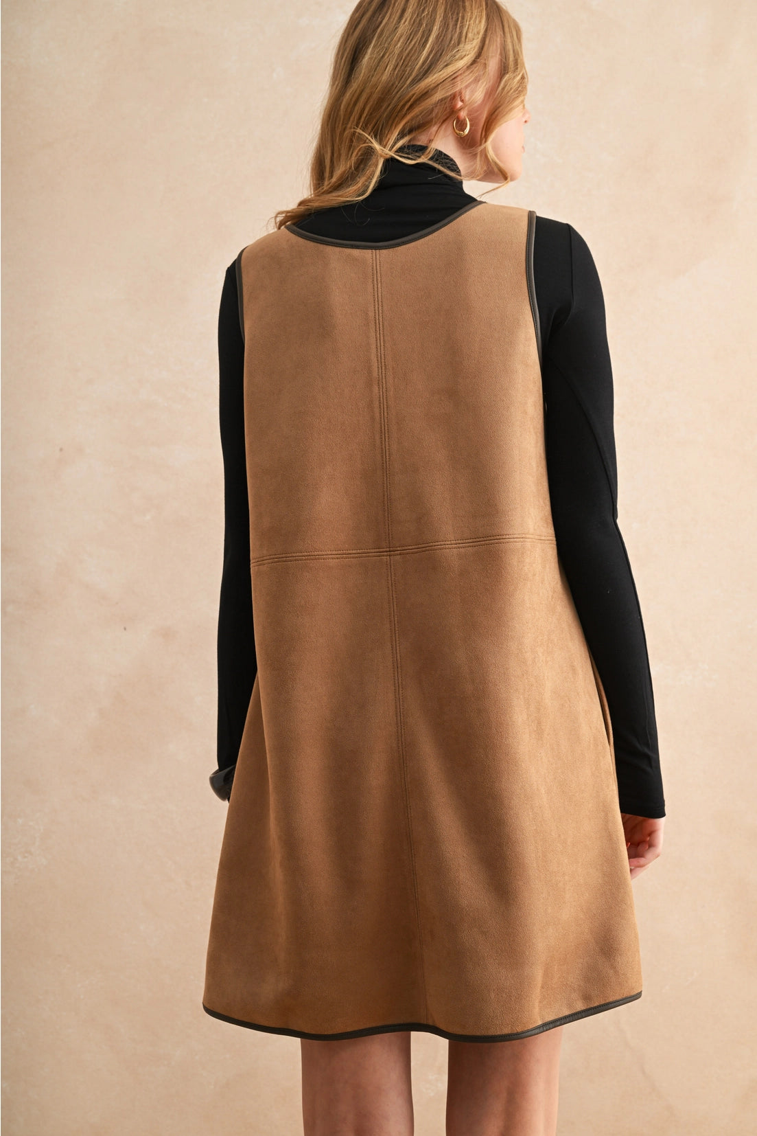 Shiloh Suede Shift Dress