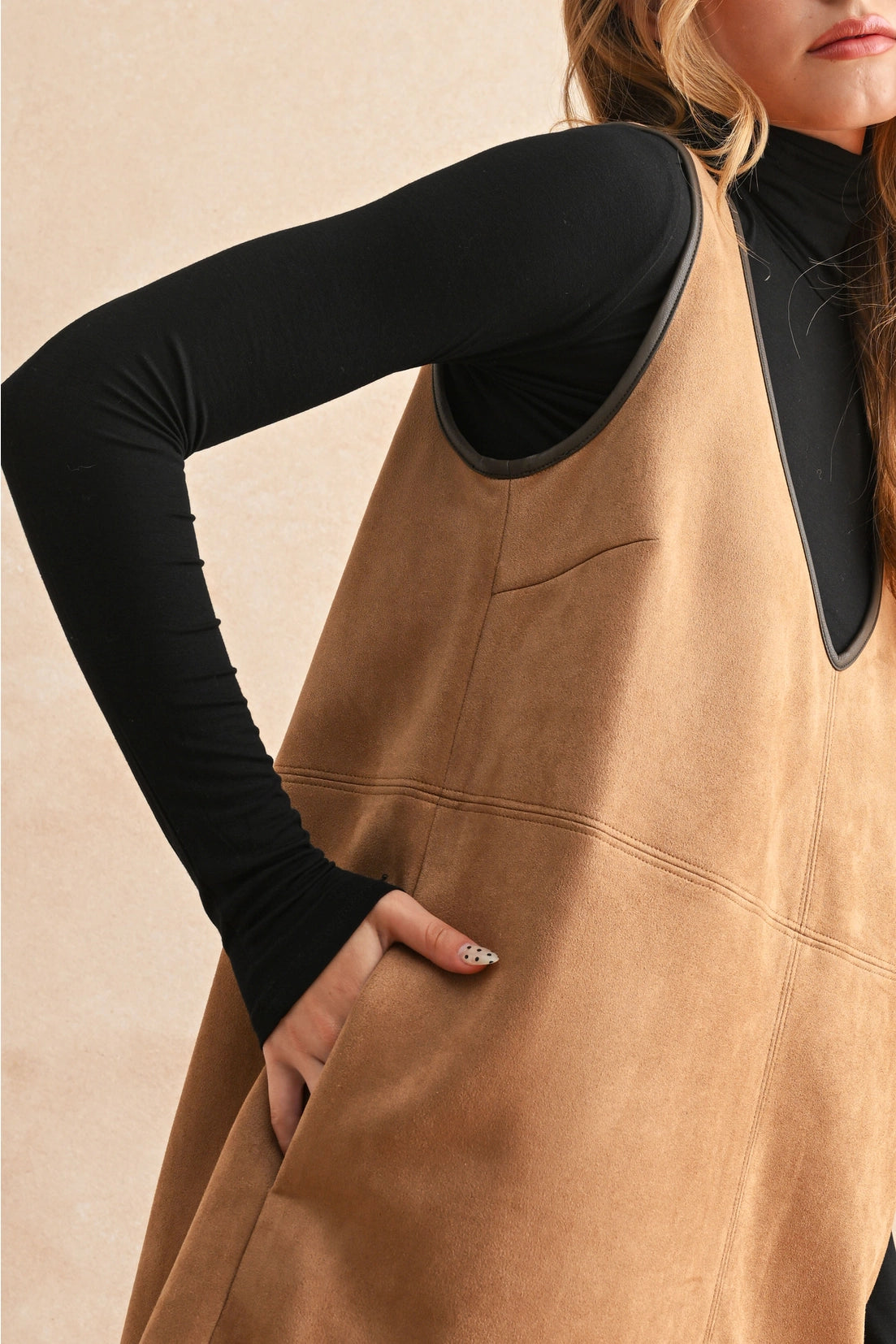 Shiloh Suede Shift Dress