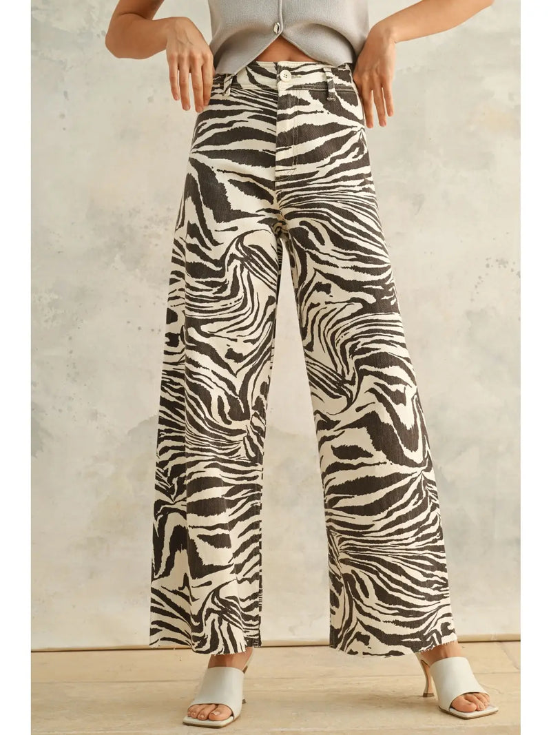 Brown Zebra Pants