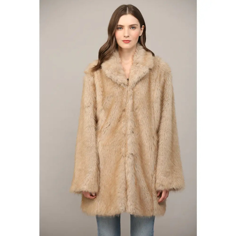 Felicity Faux Fur Coat