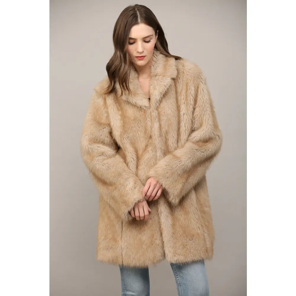 Felicity Faux Fur Coat