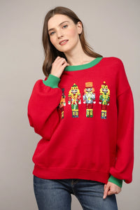 Sequin Nutcracker Sweater