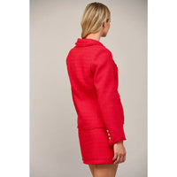 Red Tweed Blazer