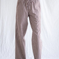 Brown Checker Pant