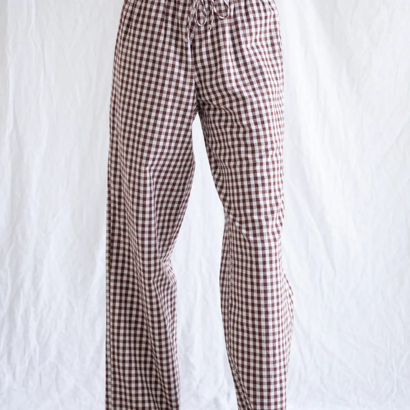 Brown Checker Pant