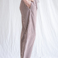 Brown Checker Pant