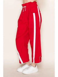 Rooting for Buffalo Red Windbreaker Contrast Pants