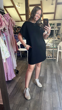 Gilded Edge Tee Dress
