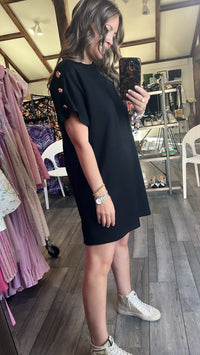 Gilded Edge Tee Dress