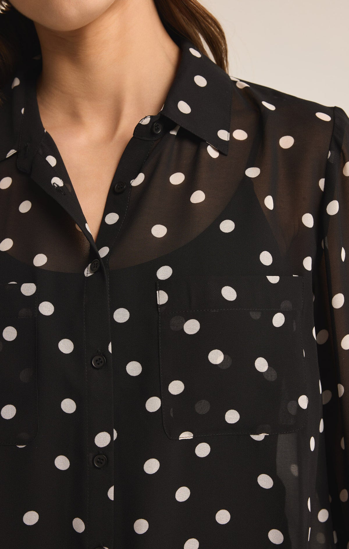 Vivienne Polka Dot Top