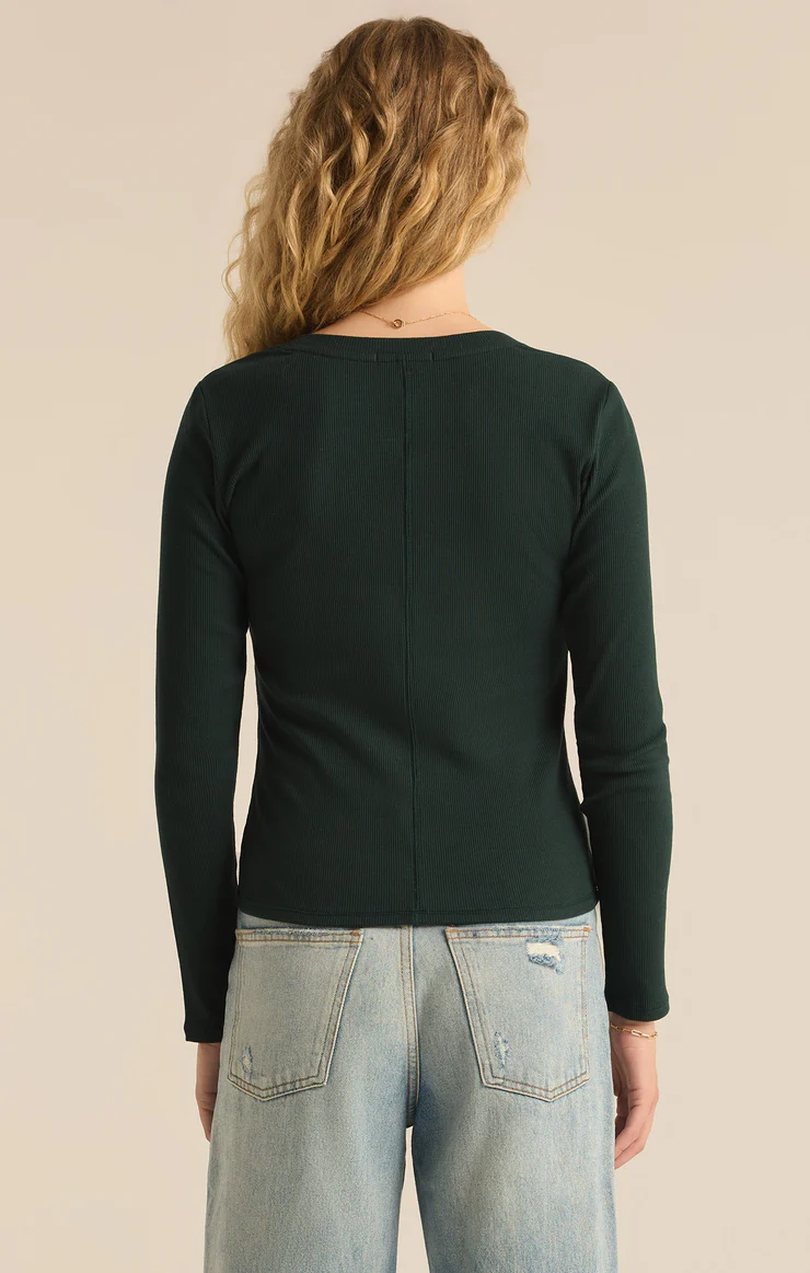 Sirena Rib LS Tee Cyprus Green