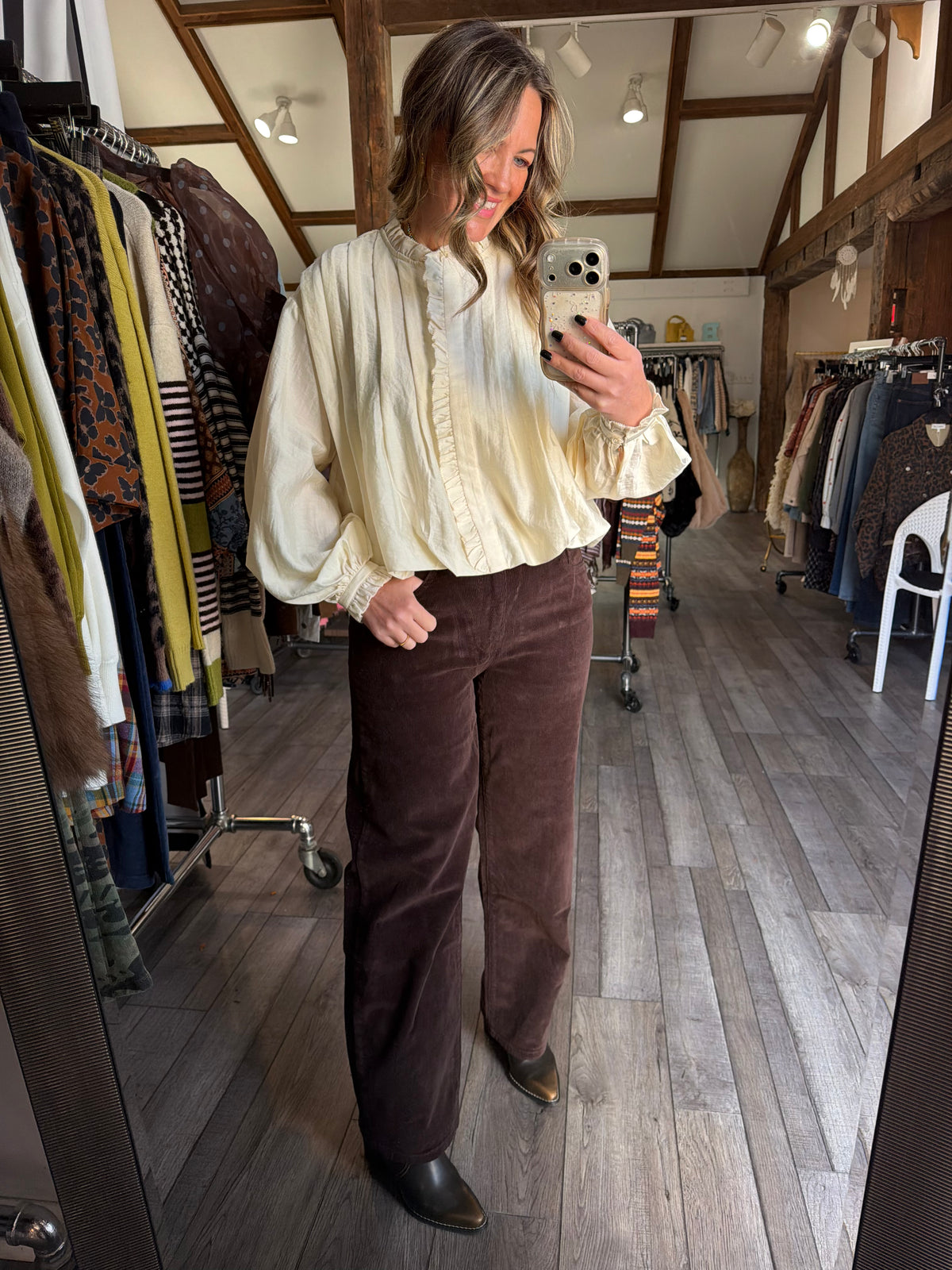 BNA Brown Corduroy Curve Barrel