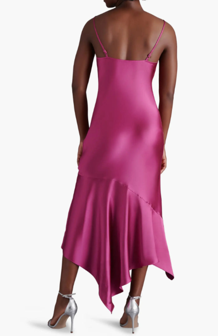 Lucille Dress Bright Rose