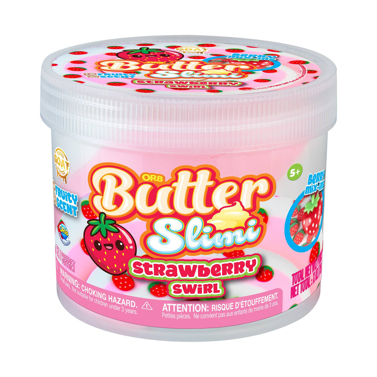 Butter Slimi Strawberry Swirl Slime