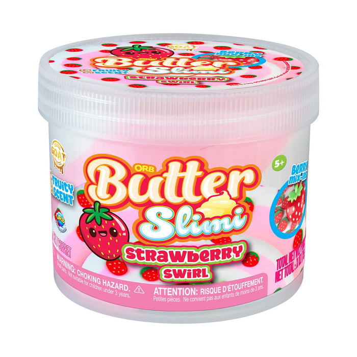Butter Slimi Strawberry Swirl Slime