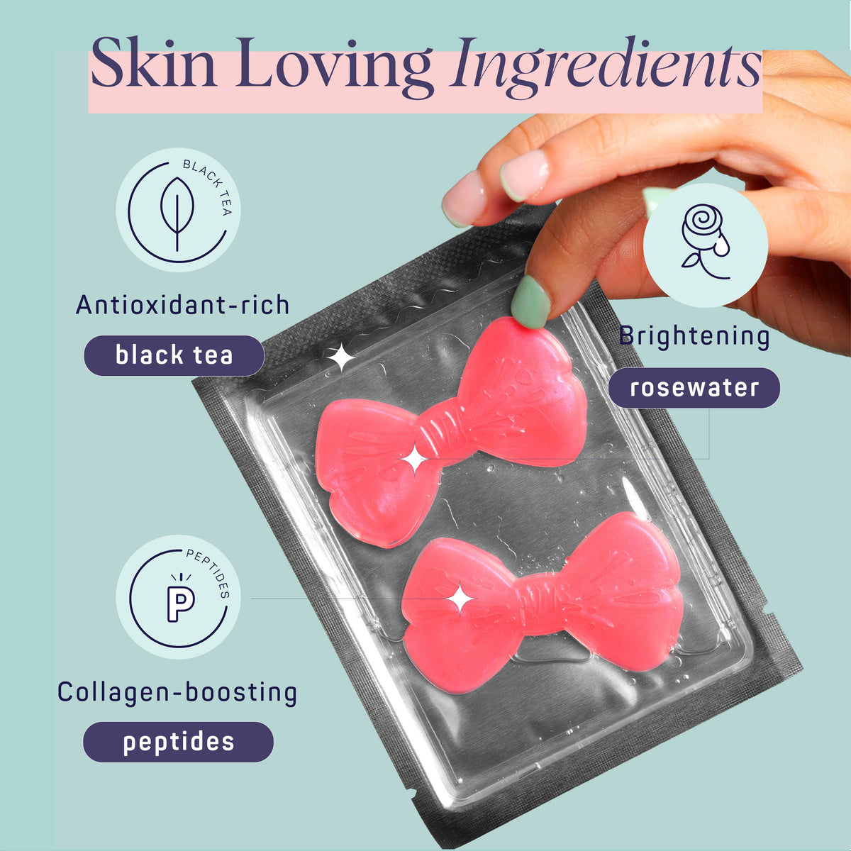 Pretty in Pink Brightening Undereye Patches | 8 count