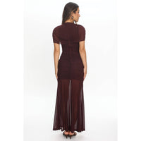 Madison Sheer Overlay Dress