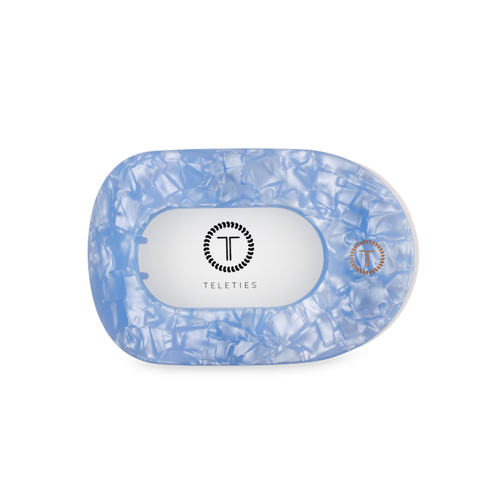 Flat Round Hair Clip | Medium | Blue Lagoon