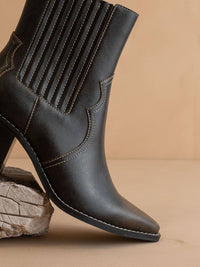 The Addison |  Coffee Western Boot